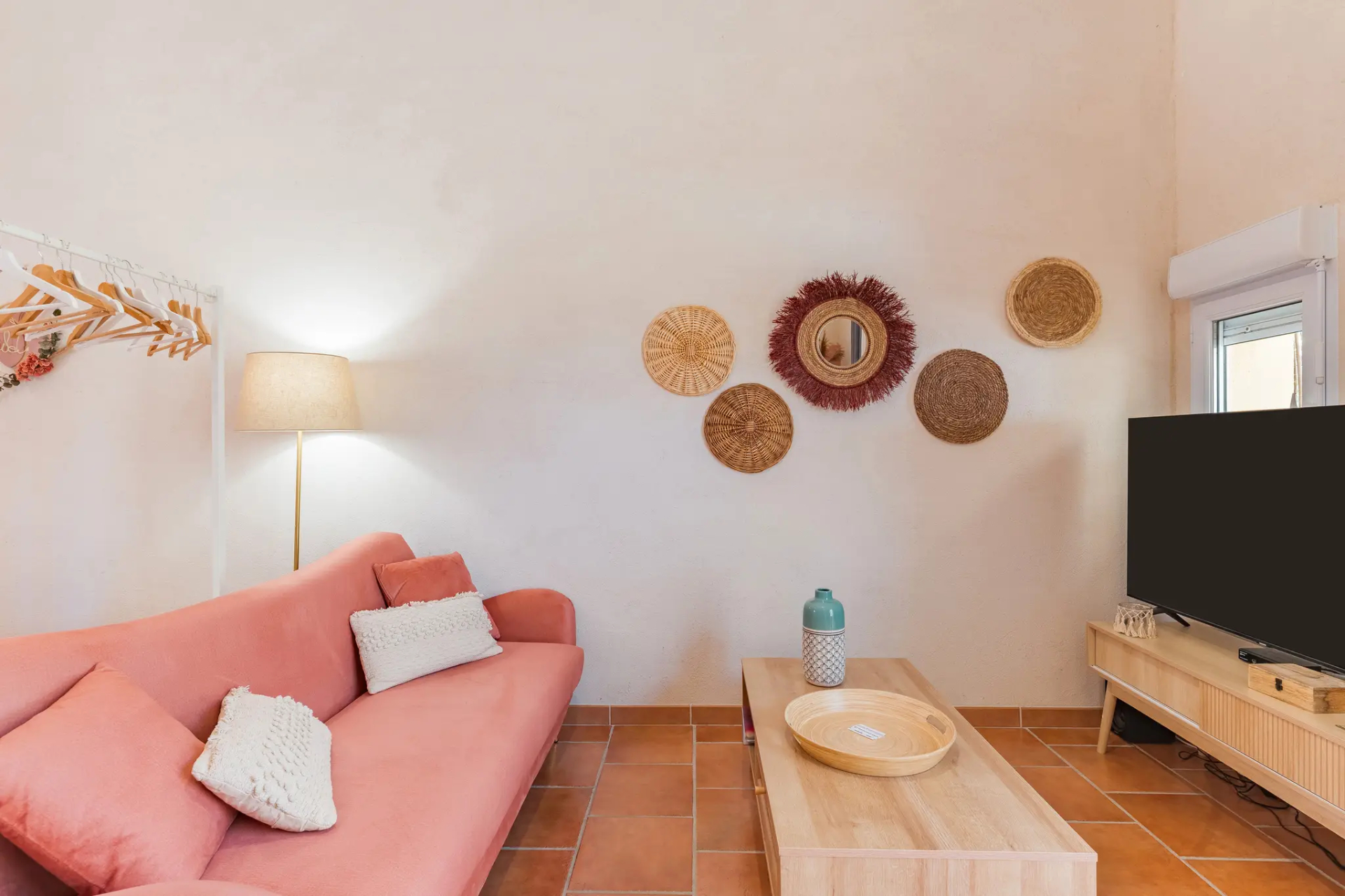 Ambiance rose & beige